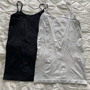 2 Pack Maternity Tank Tops stretchy comfortable layering